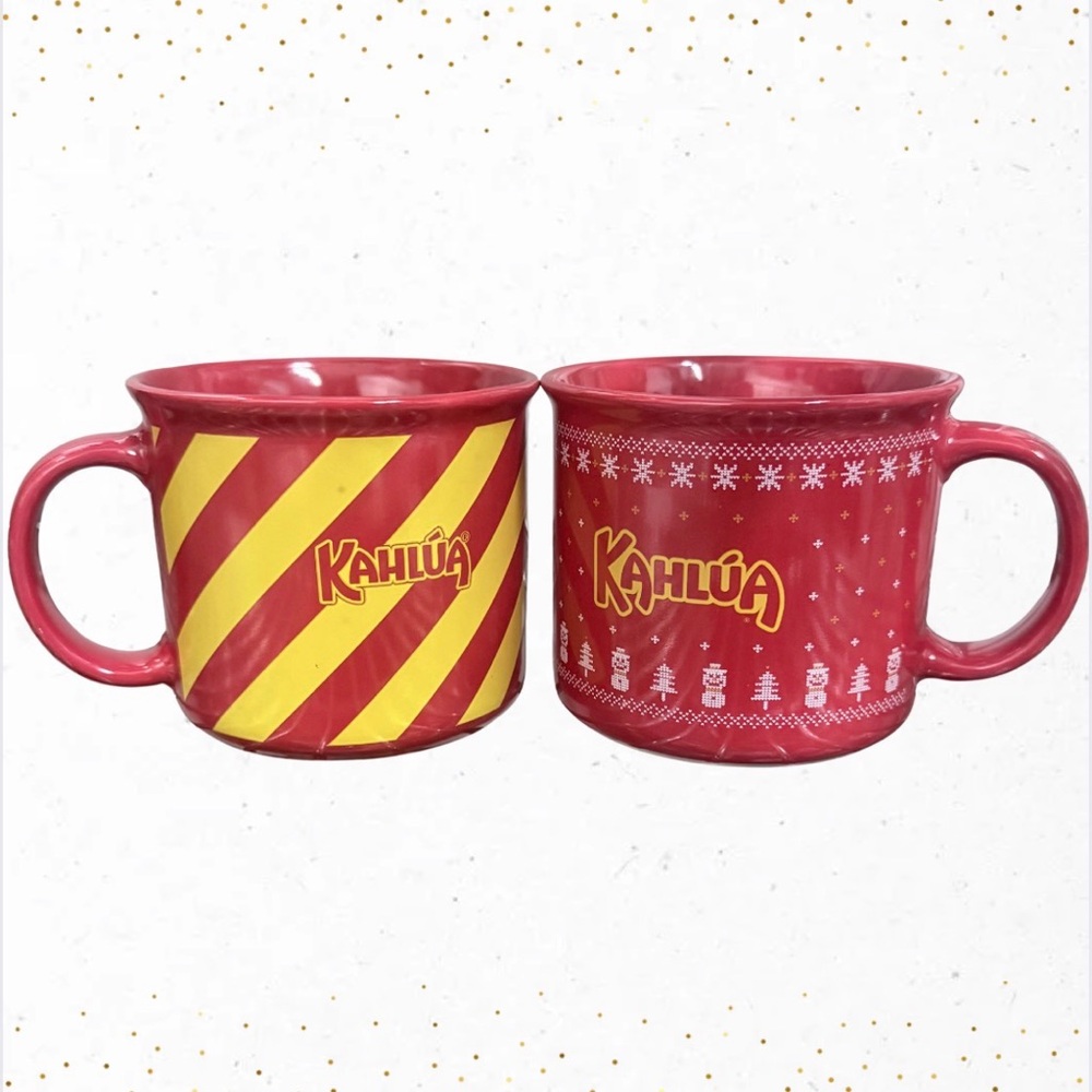 Christmas/Holiday Kahlua Coffee Or Tea Mug Set Of 2 BRAND NEW!!
